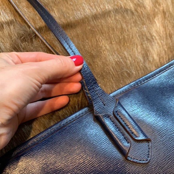 RLL Ralph Lauren navy purse tote - Picture 7 of 14